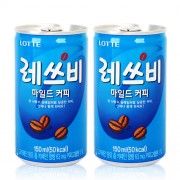 [롯데칠성] 레쓰비 마일드 175ml x 90캔(30캔 x 3박스)