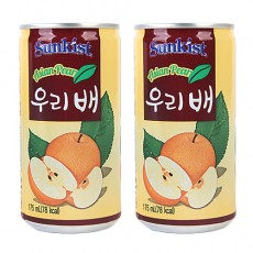 [해태] 썬키스트 우리배 175ml x 90캔(30캔 x 3박스)