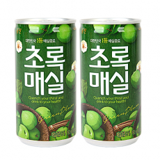 웅진 초록매실 180ml x 30캔 x 3박스